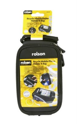 rolson bicycle mobile phone holder and bag